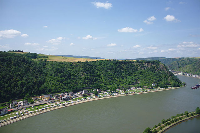 Die Loreley am Rhein